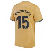 Fotbalové Dres Barcelona Andreas Christensen #15 Venkovní 2022-23 Krátký Rukáv